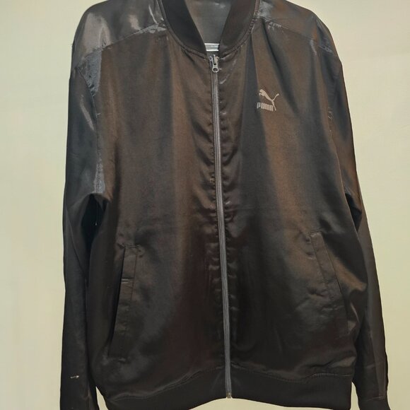 Puma Black Reversible Zip-Up Jacket (Bomber-style) - Picture 4 of 8